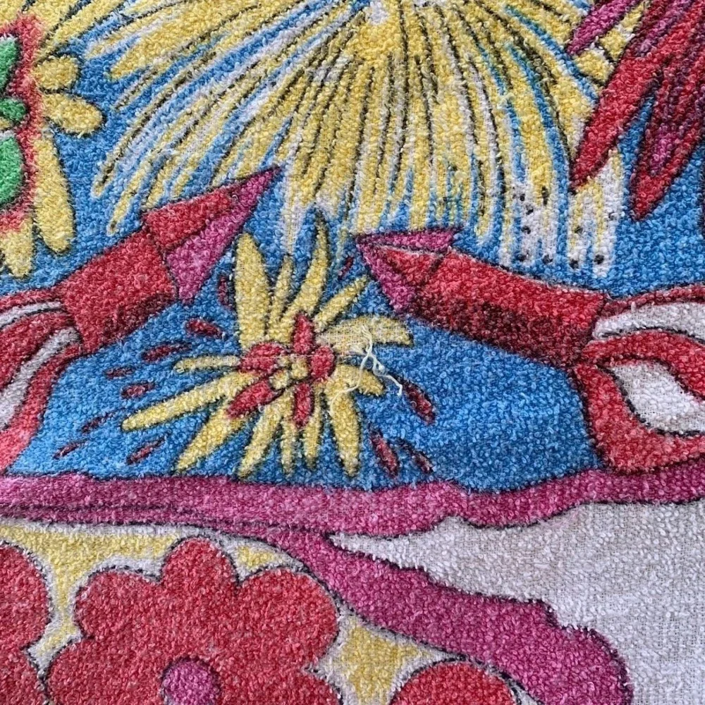 Vtg 7up The Uncola Pat Dypold's Design Butterfly‎ Psychedelic Beach Towel Rare